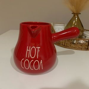 Rae Dunn hot cocoa pot, Red